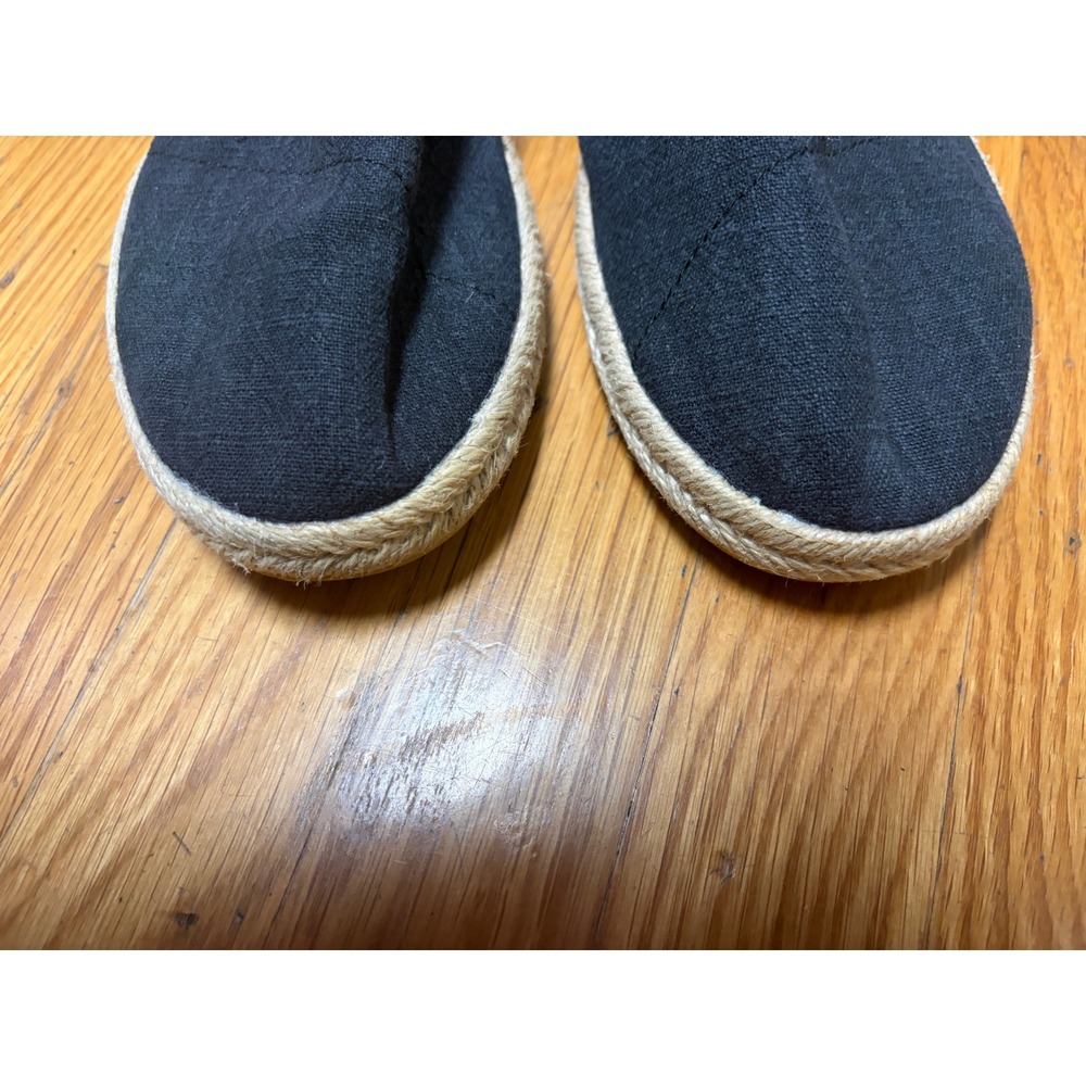 TOMS Womens Alpargata Black Rope Espadrille Slip On Shoes 7.5 1000050424-11 - Picture 4 of 8